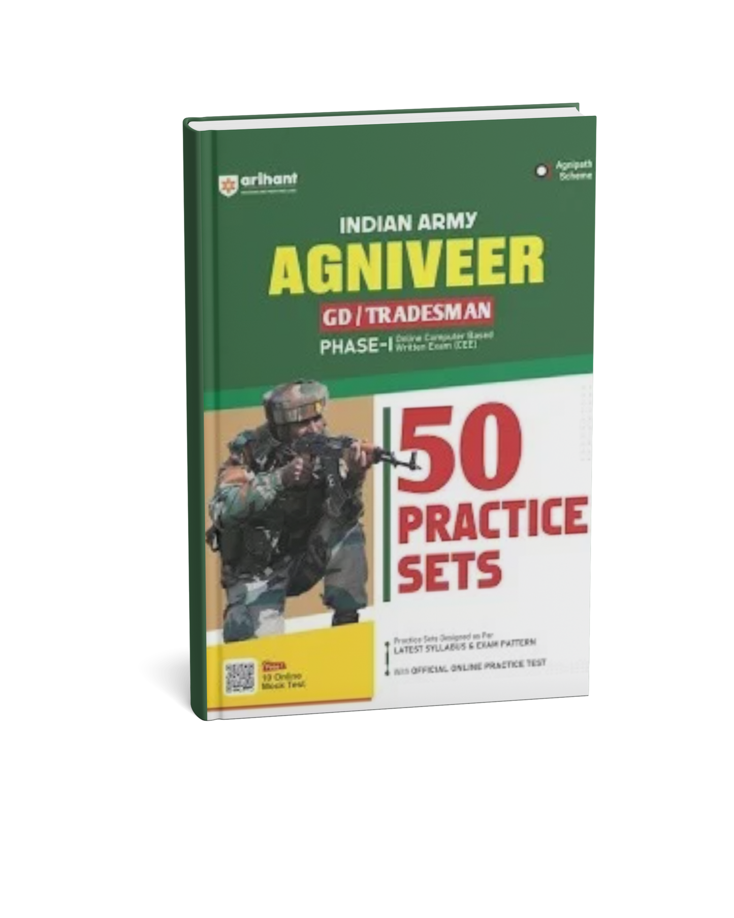 Arihant Indian Army Agniveer GD/Tradesman Phase-1 – 50 Practice Sets [English medium]