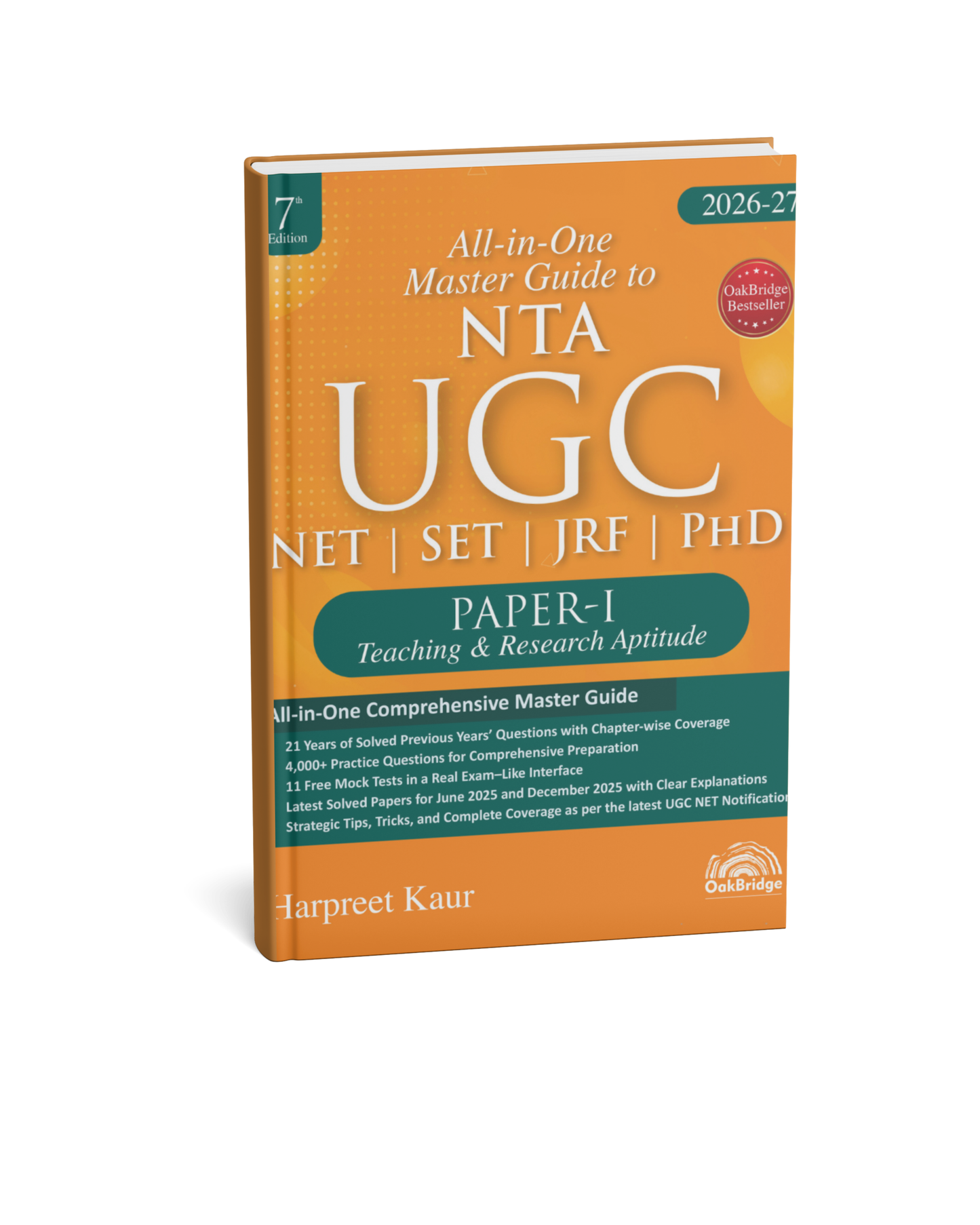 OakBridge Master Guide to NTA UGC NET | SET | JRF | PhD Paper 1 (7th Edition) [English Medium]