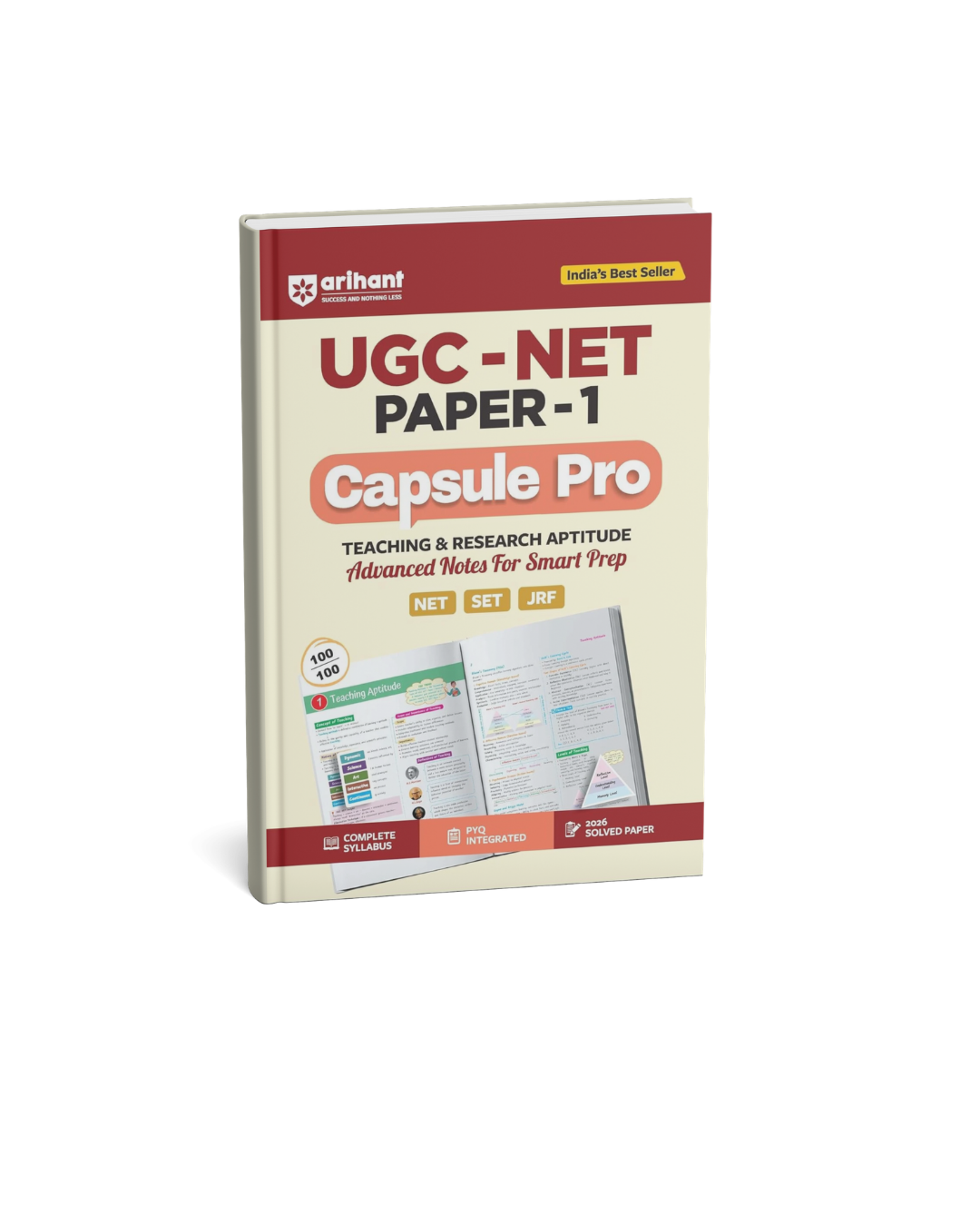 Arihant UGC NET Paper-1 Capsule Pro 2026 Solved Paper (English Medium)