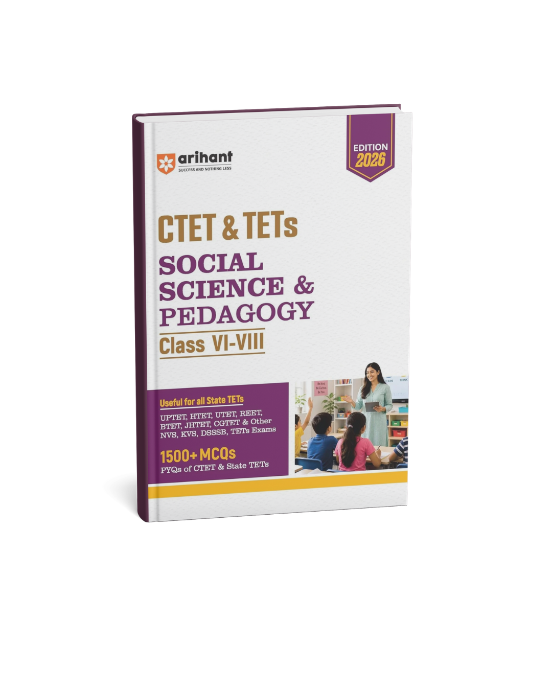 Arihant CTET & TETs Social Science & Pedagogy (Class 6 to 8) Edition 2026 (English Medium)