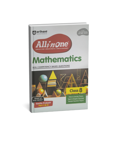 Arihant All in One Mathematics NCERT Class 8th (English Medium)