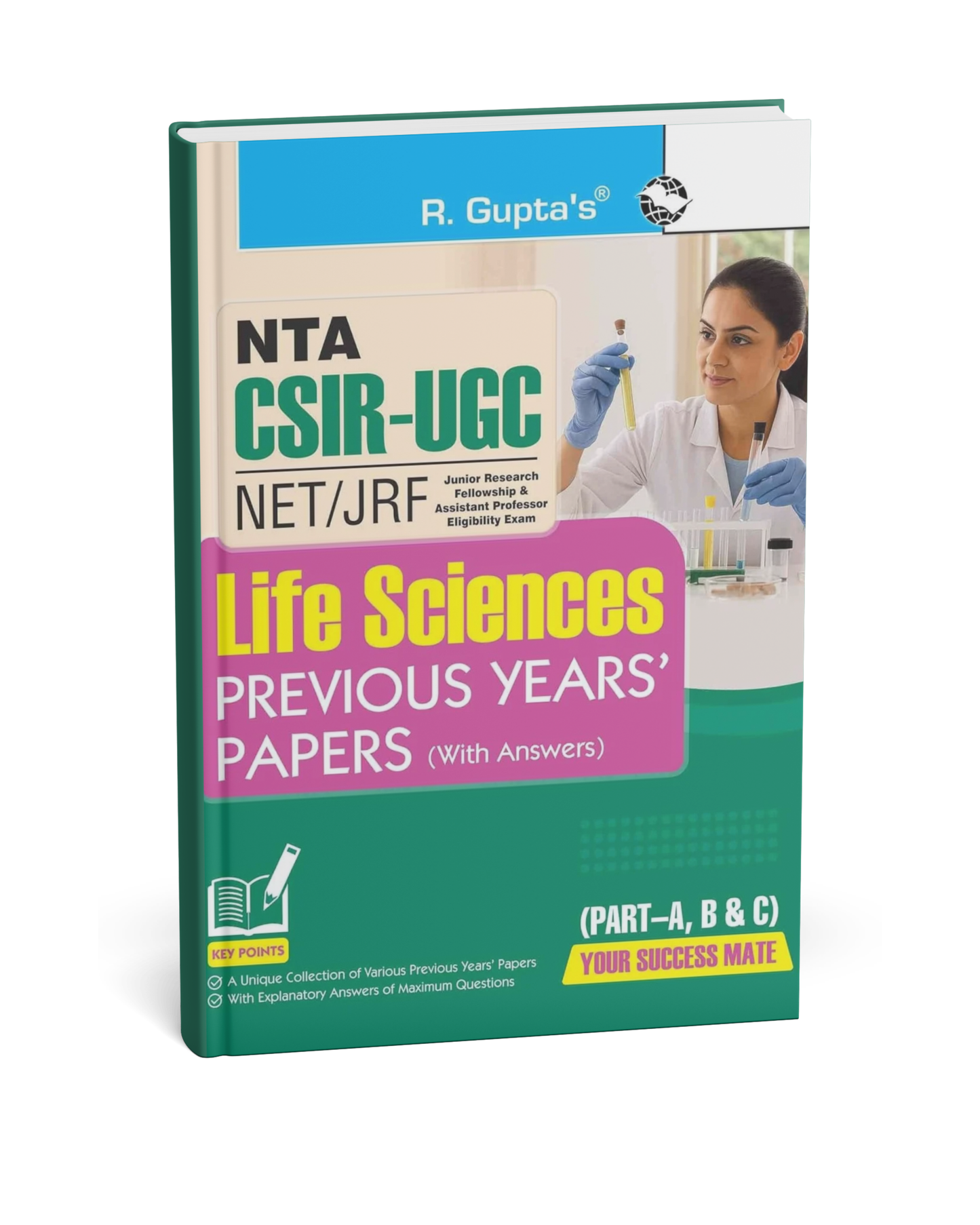 R. Gupta NTA CSIR-UGC NET/JRF Life Sciences – Previous Years' Solved Papers Edition 2027  (English Medium)