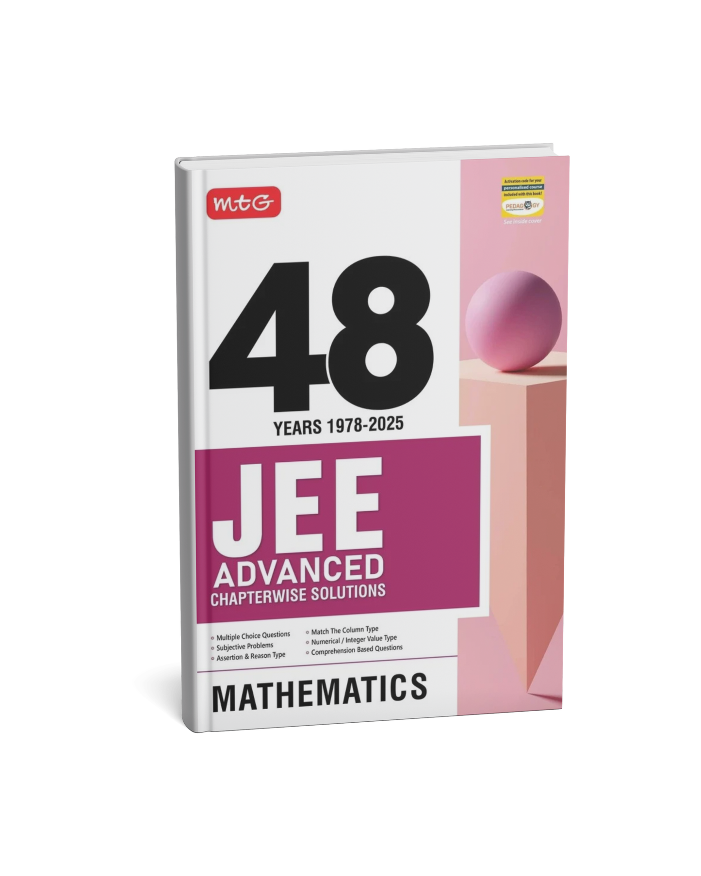 MTG 48 Years JEE Advanced (1978–2025) Chapter-wise Solutions – Mathematics (English Medium)