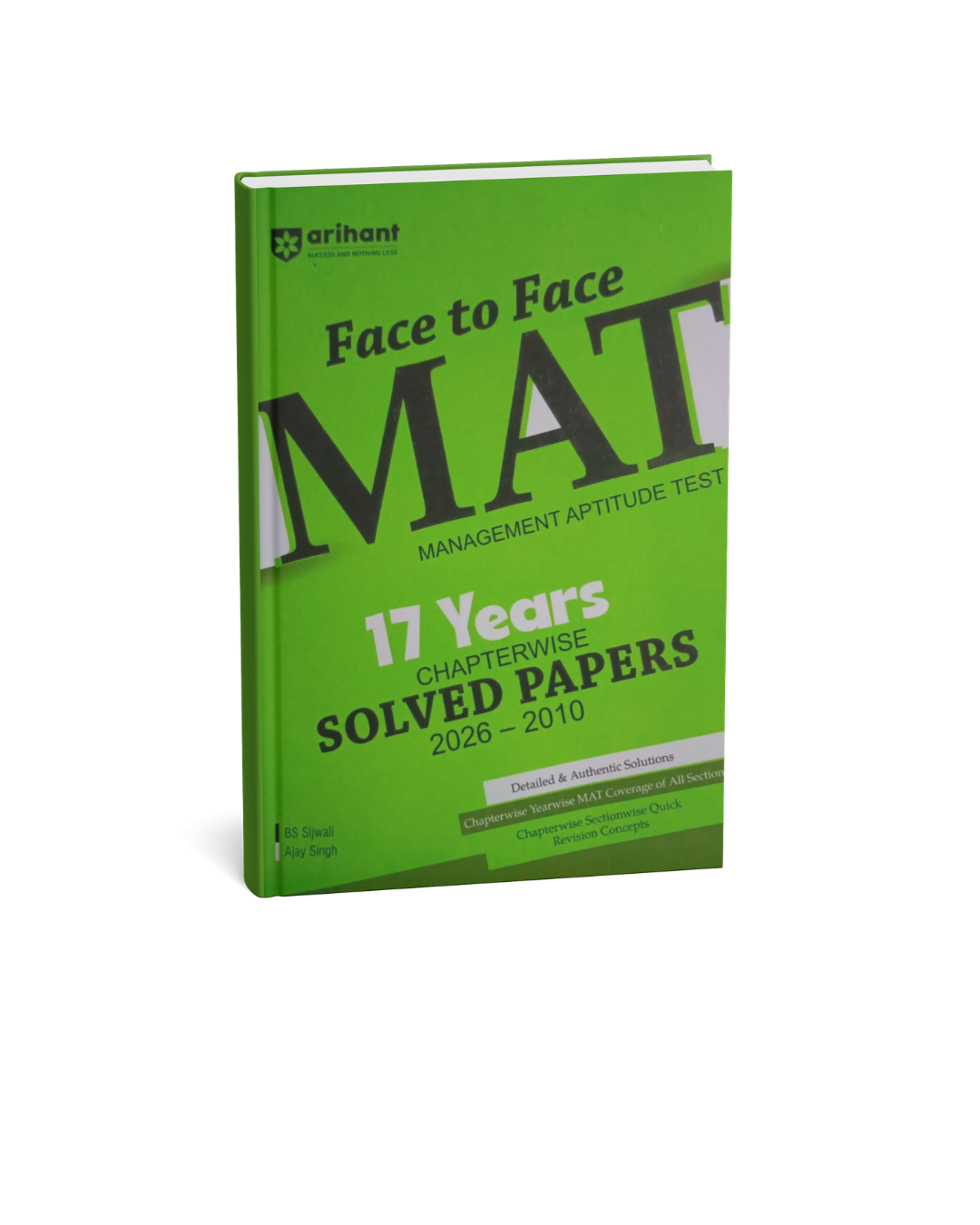 Arihant Face to Face MAT 17 Years Chapterwise Solved Papers (2026–2010) Edition 2026 (English Medium)