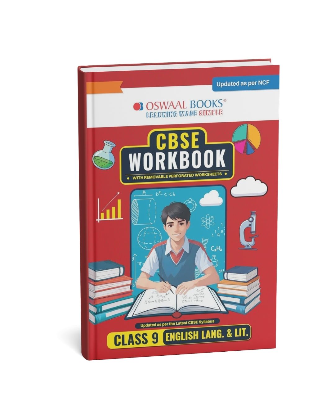 Oswaal CBSE Workbook Class 9 English Language & Literature | With Removable Perforated Worksheets | Latest NCF Updated Edition