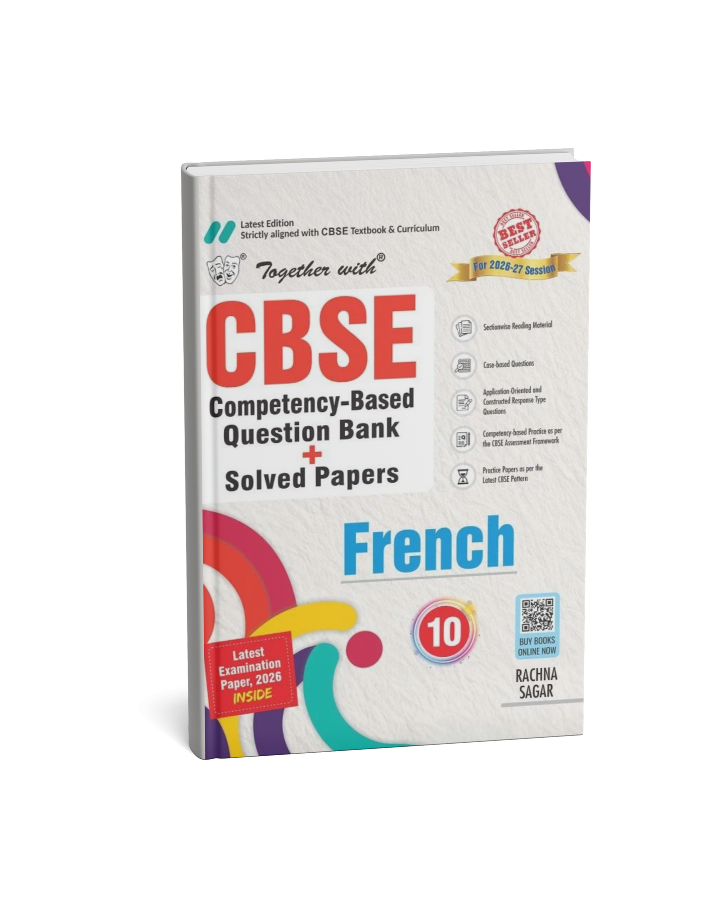 Together with CBSE Solved Papers French Class 10 (2026–27 Edition) Rachna Sagar (English Medium)