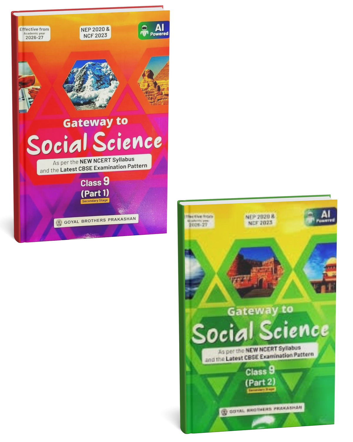 Goyal Brothers Prakashan Gateway to Social Science Class 9 Part 1 & 2 Combo | NCERT Based | CBSE 2026-27 | English Medium