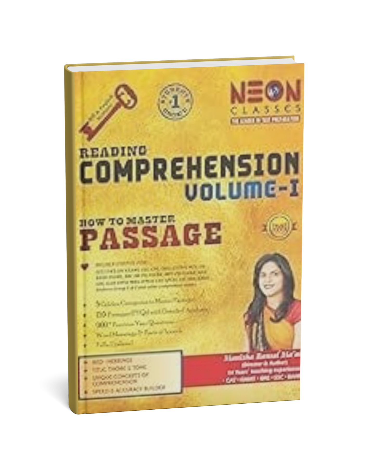 NEON Classes Reading Comprehension Volume-1 By Manisha Bansal [English Medium]