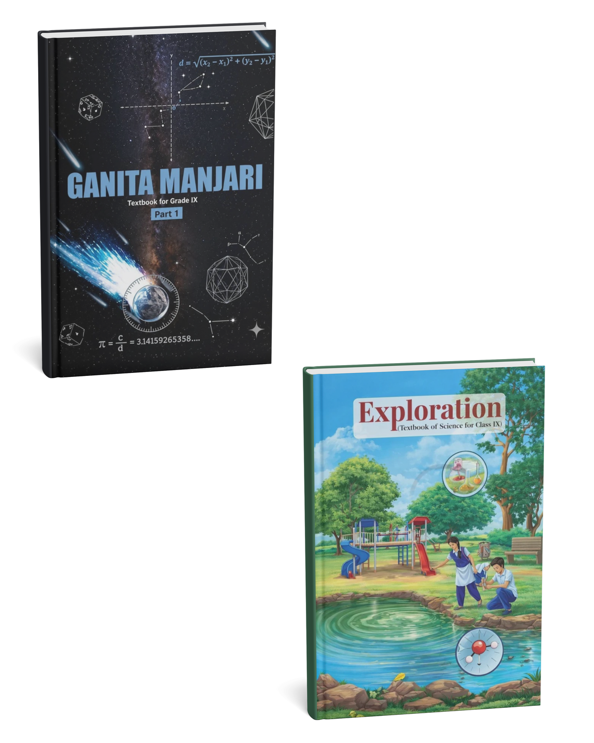 NCERT Class 9th Maths + Science(GANITA MANJARI & EXPLORATION ) Combo | Complete Study Set New Edition (2026-2027)