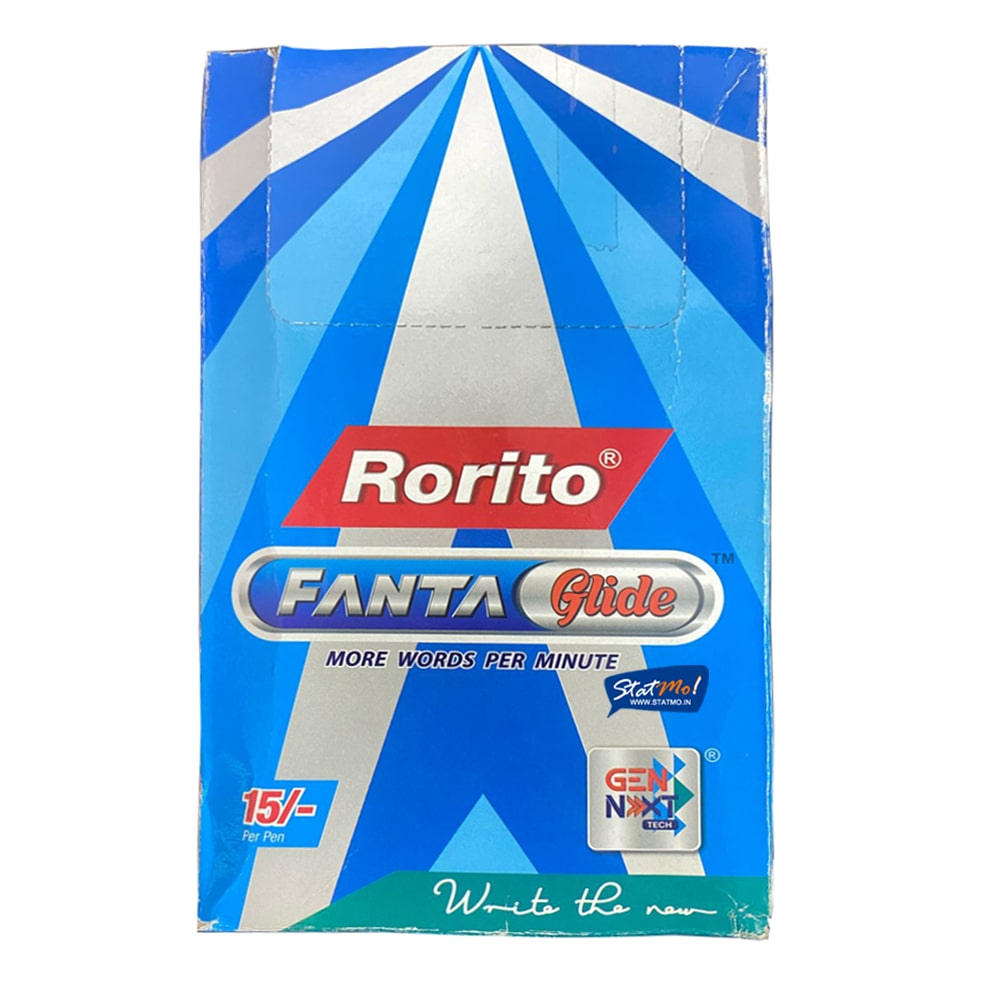 Rorito Fanta FLO Hi-Tech Ink Black Pen – Pack of 20 Pieces