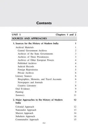 Spectrum Books A Brief History of Modern India Latest Edition (English Medium)