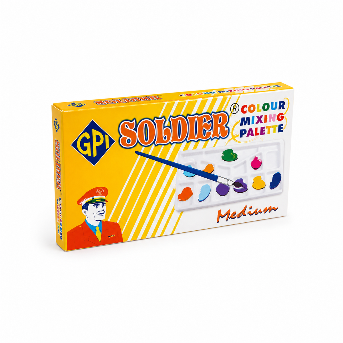 GPI Soldier Colour Mixing Palette – Artist Painting Palette