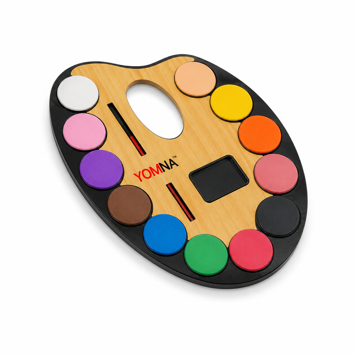 JC 12 Colors Artistic Palette (Small) – Compact Colour Mixing Palette