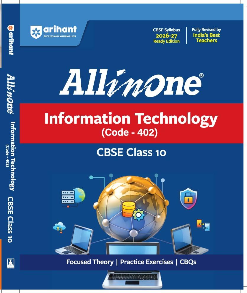 Arihant All in One Information Technology (Code 402) Class 10 CBSE 2026–27 Edition (English Medium) New Syllabus