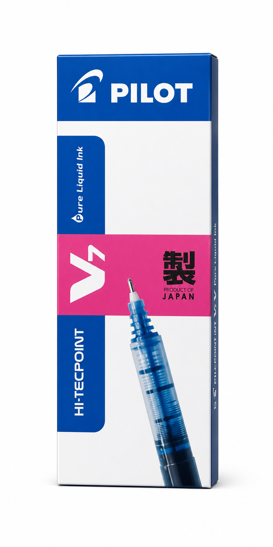 Pilot Hi-Tecpoint V7 Pen Blue – Pack of 12