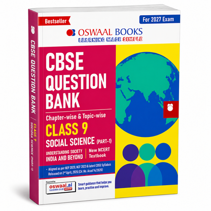 Oswaal CBSE Question Bank Class 9 Social Science (Part 1) Chapter-wise & Topic-wise (English Medium)