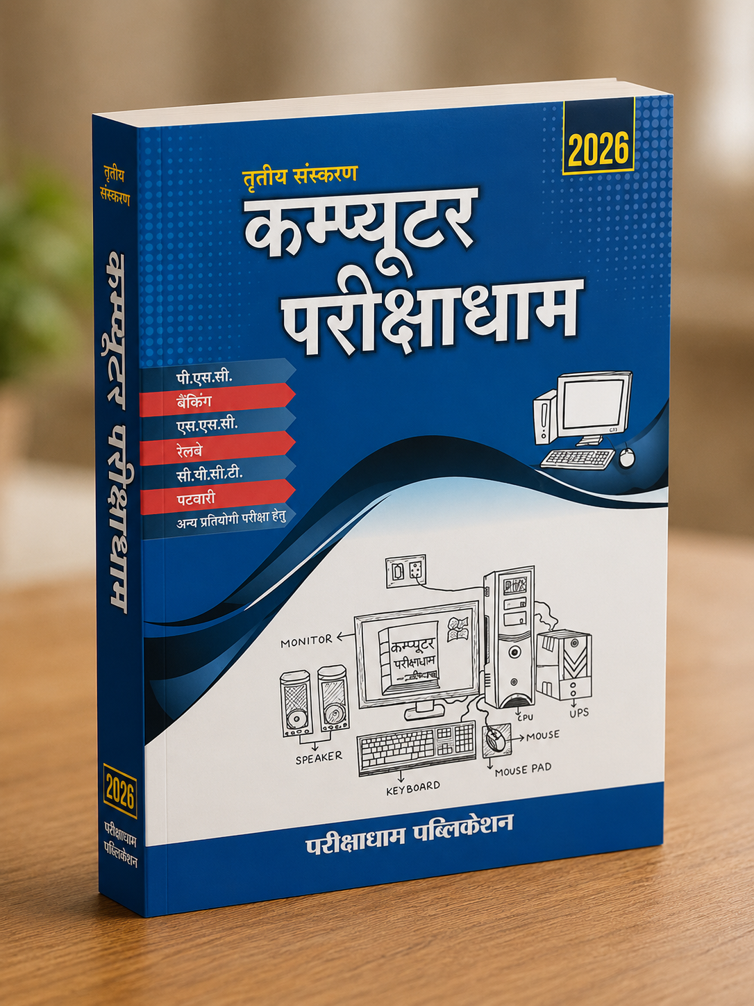 Computer Parikshadham 2026 – Computer GK for SSC, Banking, Railway, Patwari & MPPSC | 3rd Edition