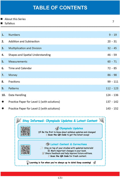 Oswaal One for All Olympiads Previous Years' Solved Papers – Class 2 Mathematics (English Medium)