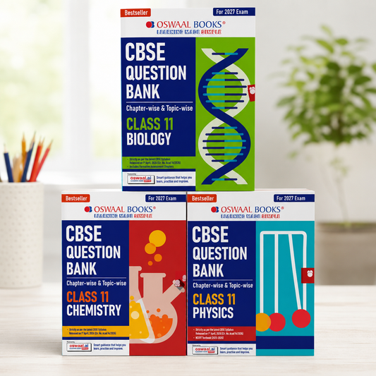 Oswaal Books CBSE Question Bank Class 11 Combo Set – Physics, Chemistry & Biology For Edition 2027 (English Medium)